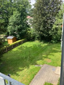 Blick vom Balkon