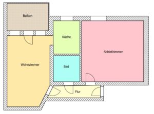 Grundriss rechte Wohnungen